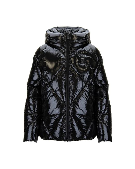 Blauer Damesjas Met Rits in het Black