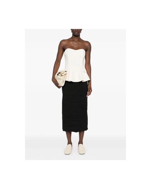 Uma Wang Black Midi Skirts