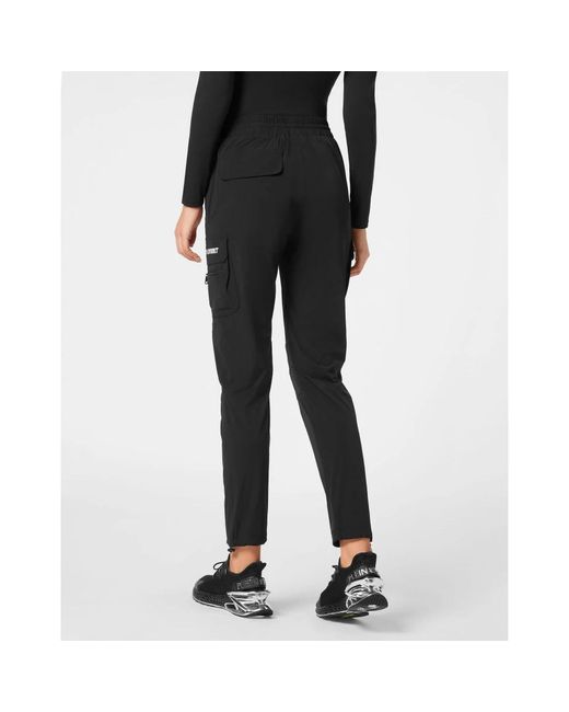 Philipp Plein Fitness ,Zwart ,Nylon Sportbroek in het Black