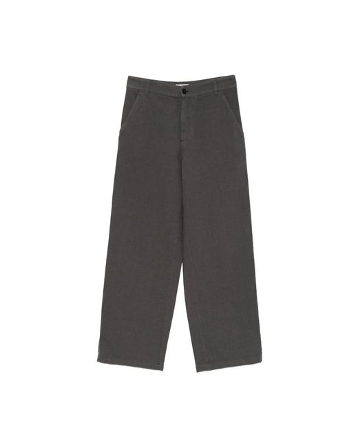 Barena Gray Wide Trousers