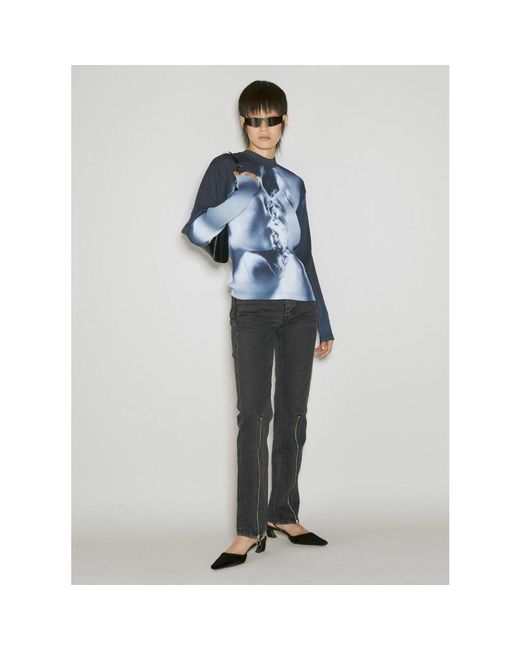 Eytys Blue Straight Fit Jeans