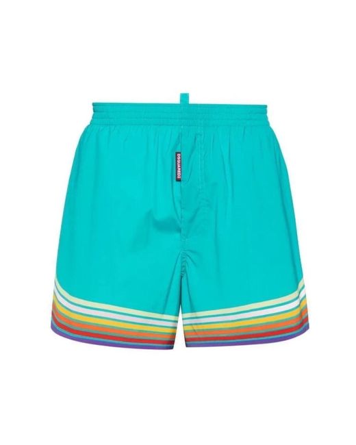 DSquared² Blue Beachwear for men