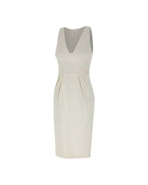 Elisabetta Franchi Natural Midi Dresses