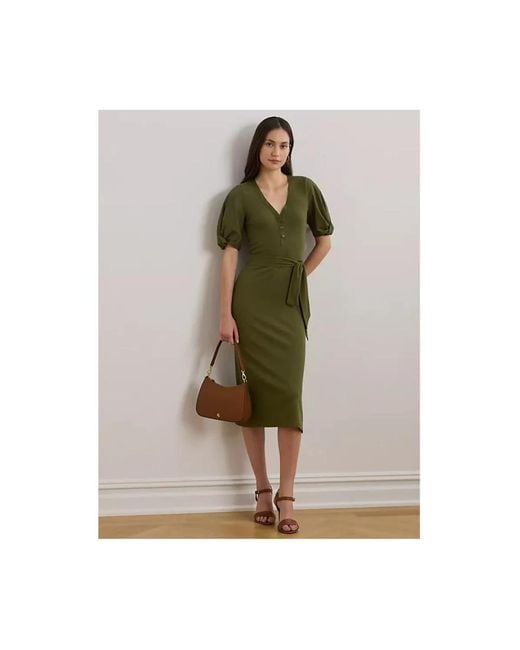Ralph Lauren Midi Dresses in Green Lyst UK
