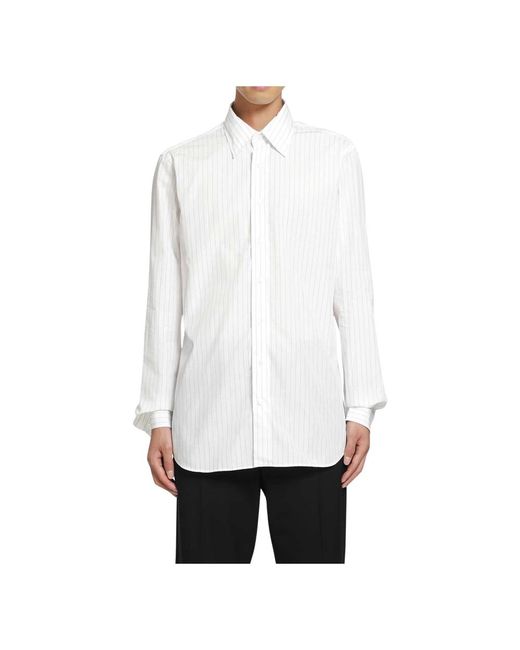 Lardini Camicia Ricerca in het White voor heren