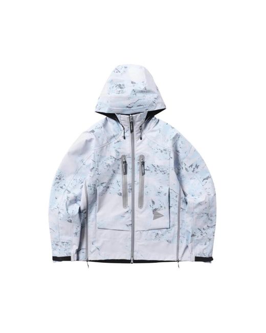 And Wander Blue Light Jackets for men