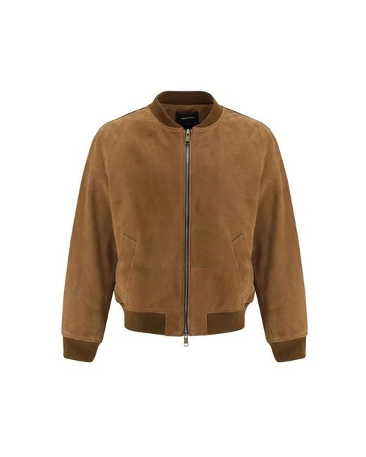 Bomber Jackets Yves Salomon de hombre de color Brown