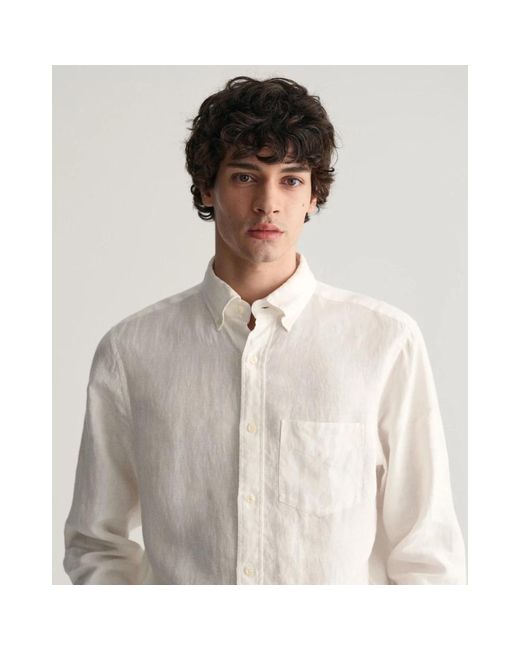 Gant Casual shirts in White für Herren
