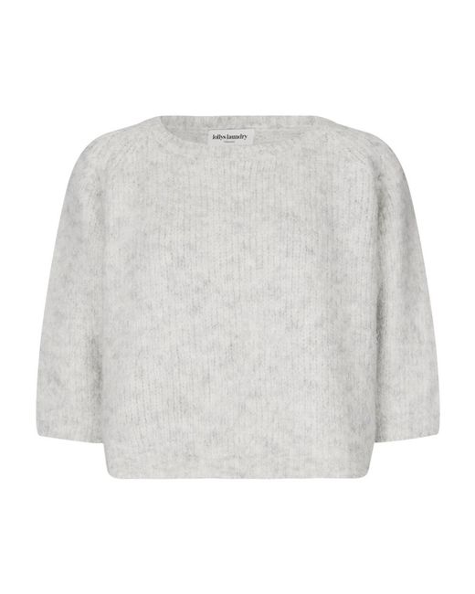 Lolly's Laundry Gray Round-Neck Knitwear