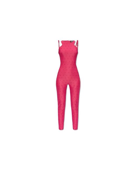 Versace Pink Jumpsuit mit trägern