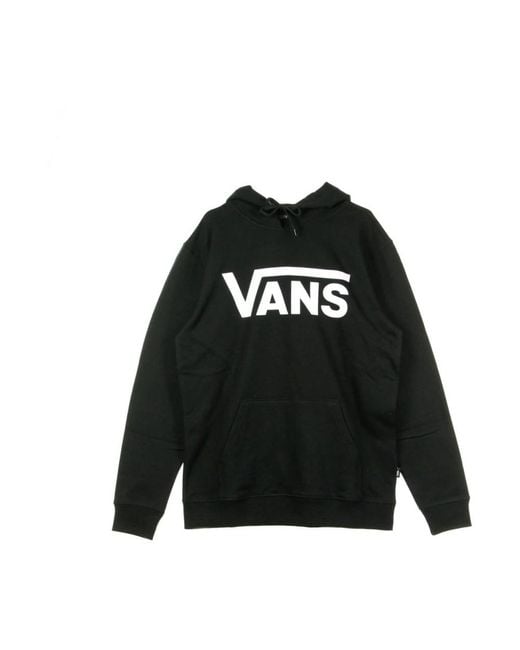 Vans Hoodies & Sweatvesten ,Zwart ,Katoen Klassieke Po Hoodie Ii Zwart/Wit in het Black voor heren