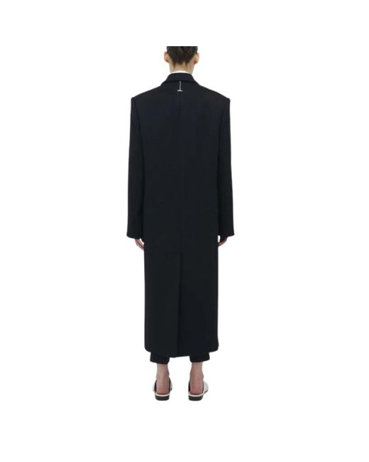 McQueen Black Double-Breasted Coats
