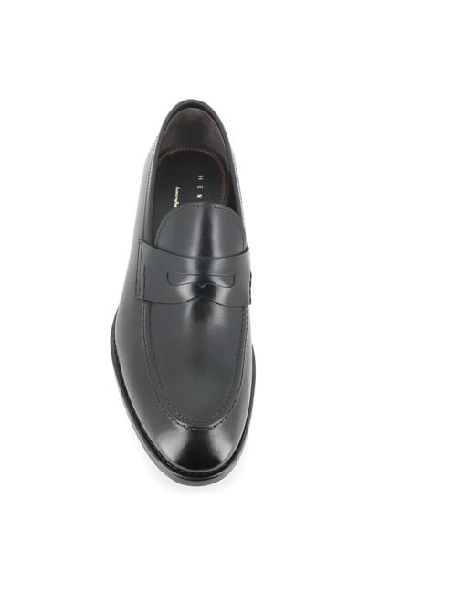 Henderson Black Loafers for men