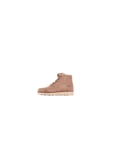 Sebago Pink Lace-Up Boots for men