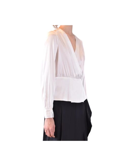 Pinko White Blouses