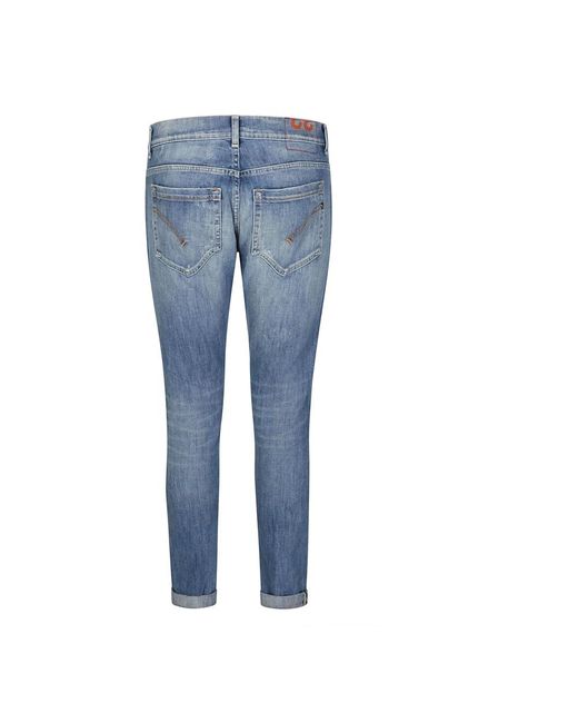 Dondup Slim-fit micro rotture skinny jeans in Blue für Herren