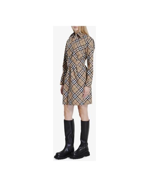 Burberry White Shirt Dresses