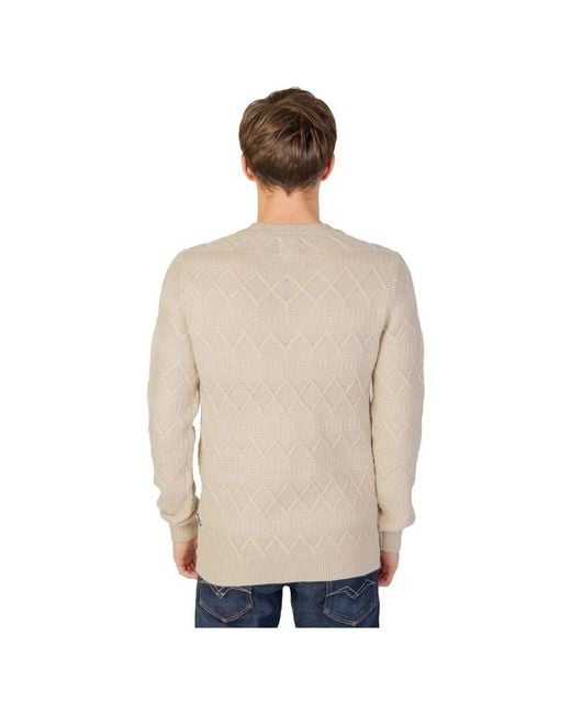 Only & Sons Rundhals strickpullover in Natural für Herren