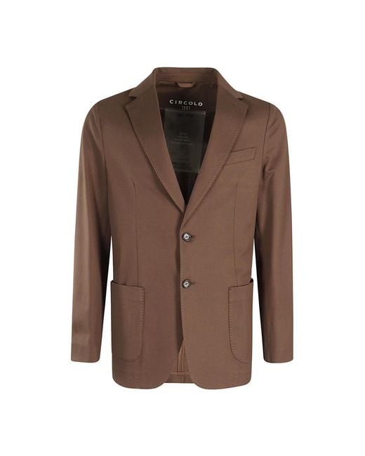 Circolo 1901 Brown Blazers for men