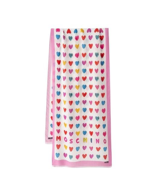 Scarves di Moschino in Red