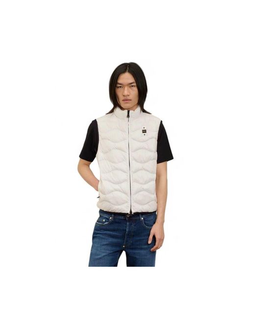 Vests di Blauer in Natural da Uomo