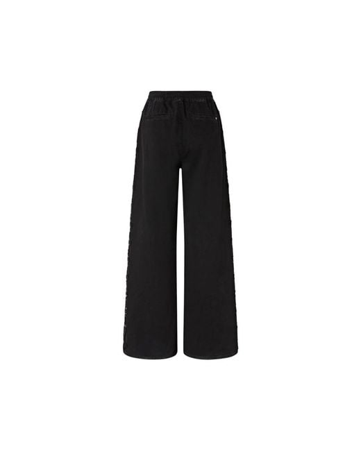 Pinko Black Wide Trousers