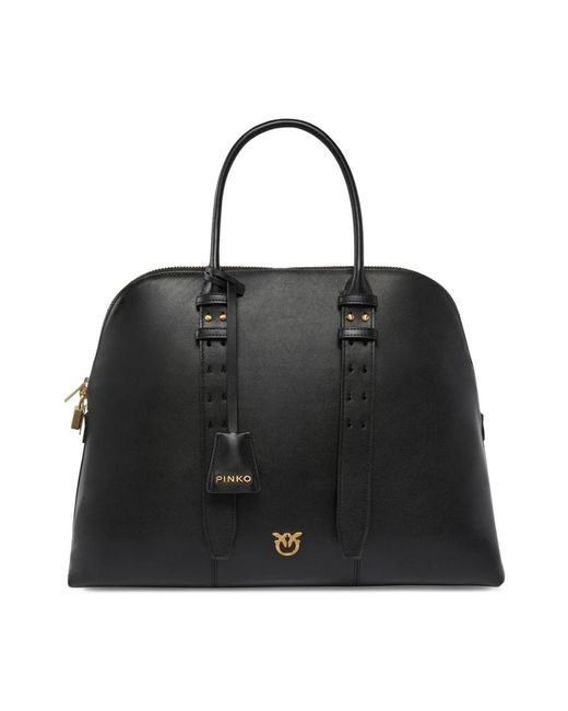 Pinko Black Tote Bags