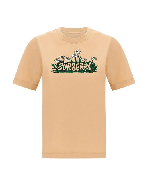 T-Shirts Burberry de color Natural
