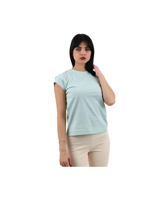 Elisabetta Franchi Blue T-shirts