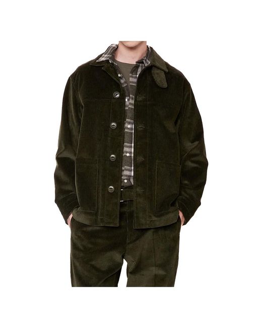 Officine Generale Green Winter Jackets for men