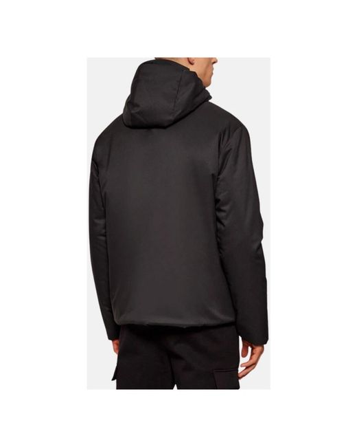 EA7 Woven Caban Coat in het Black voor heren