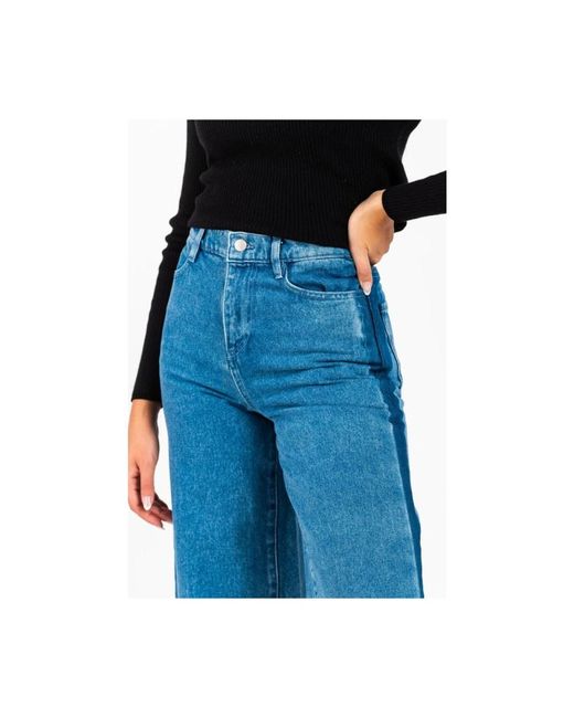 Gas Cropped Jeans in het Blue
