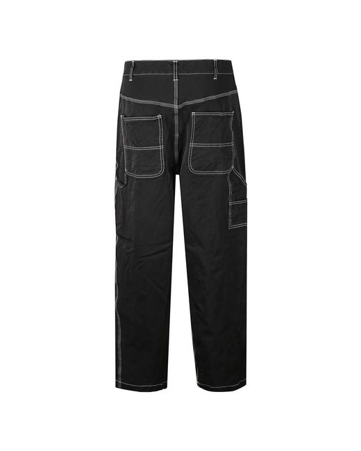 Comme des Garçons Black Straight Trousers for men