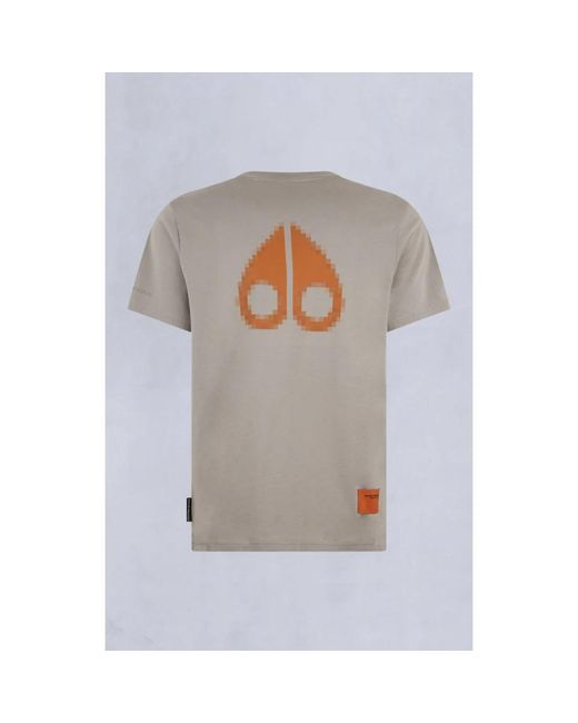 Moose Knuckles Milton Tee Dusk Stilvolles Shirt in Gray für Herren