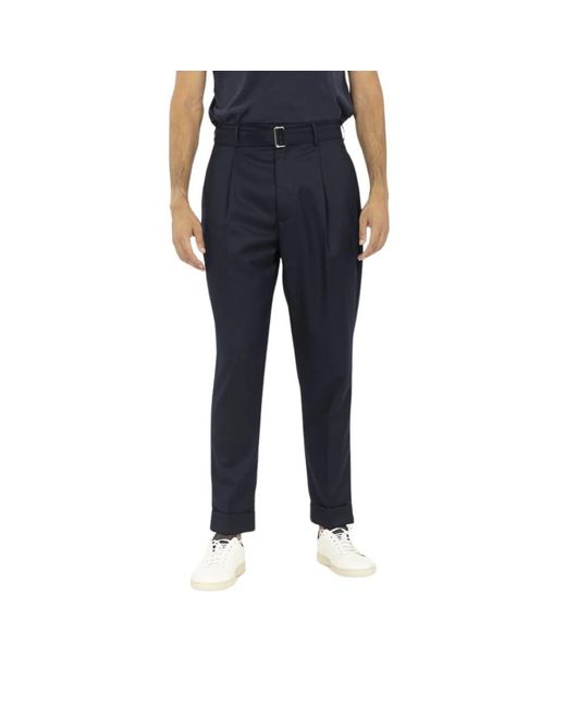 Officine Generale Blue Suit Trousers for men