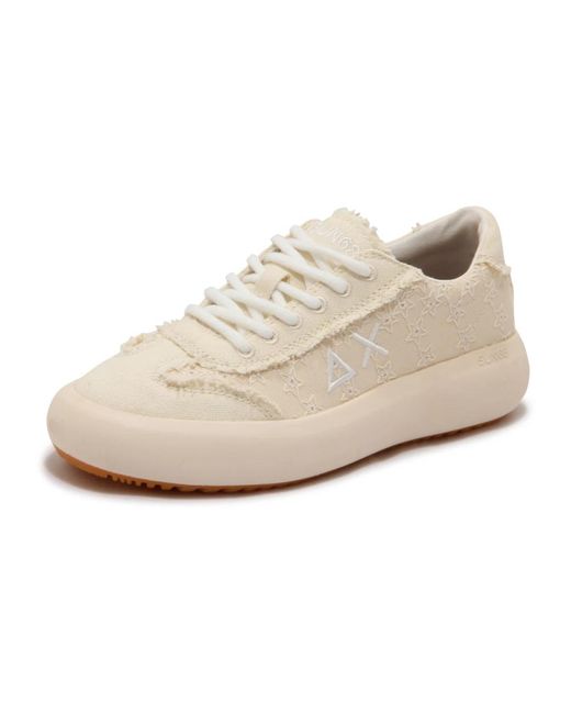 Sun 68 Natural Sneakers
