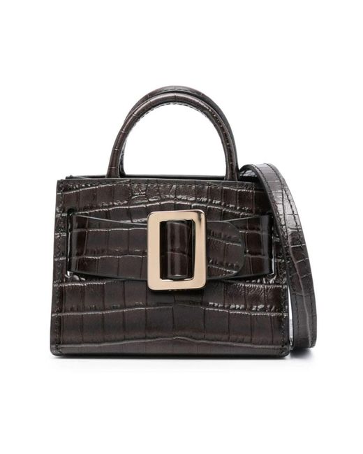 Boyy Black Bobby Charm Leather Mini Bag