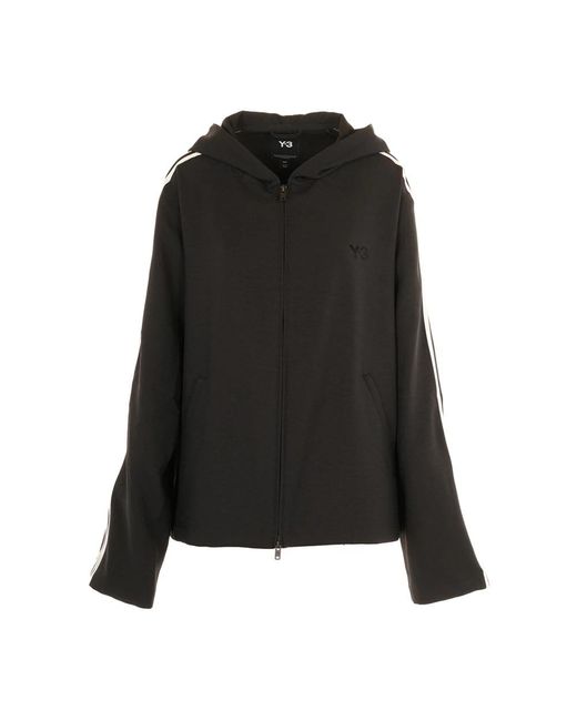 Y-3 Zip-Throughs in het Black