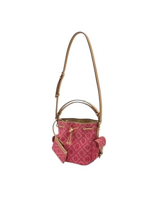Tory Burch Red Bucket Bags