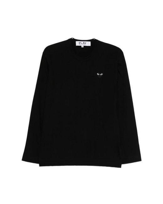 Comme des Garçons Black Long Sleeve T-Shirts for men