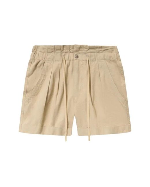 Isabel Marant Natural Short Shorts