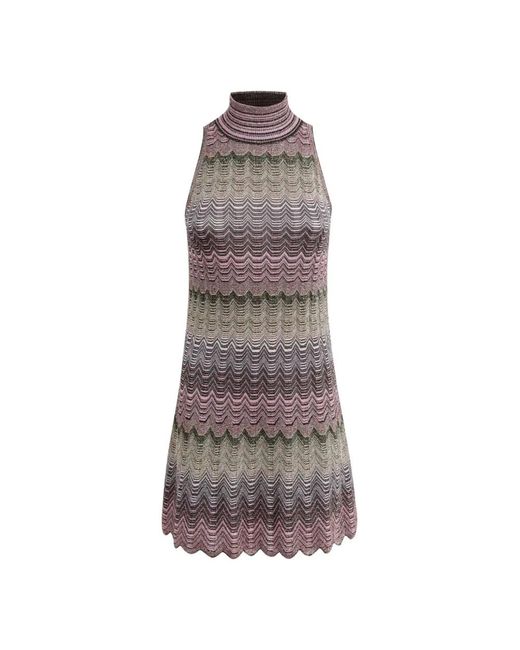 Missoni Short Dresses in het Brown
