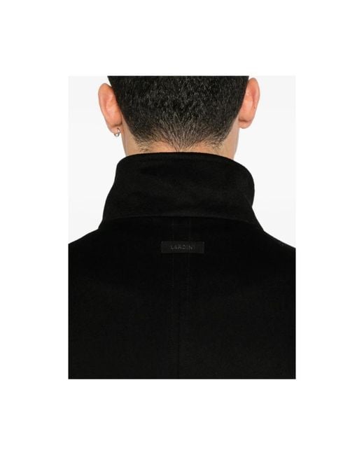 Lardini Black Bomber Jackets for men
