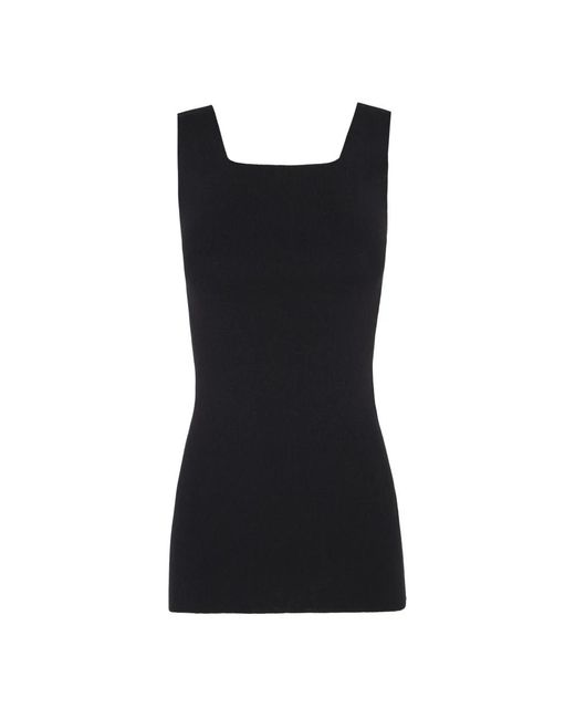 Sleeveless Tops di Cortana in Black