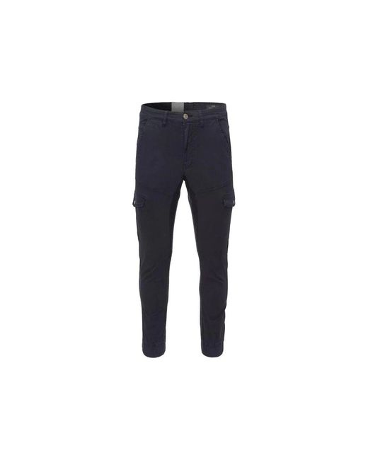 Guess Slim Fit Cargo Hose in Blue für Herren