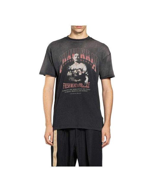 Willy Chavarria Black T-Shirts for men