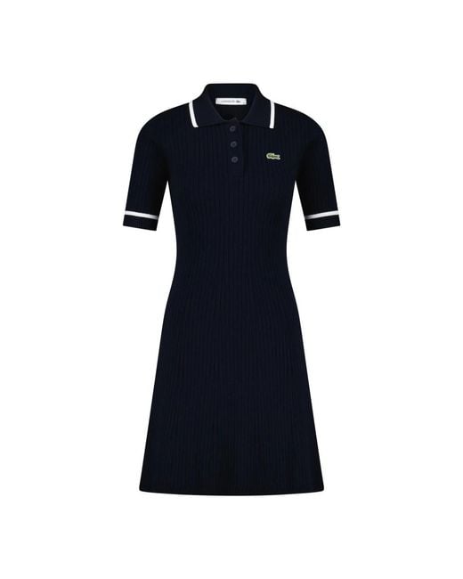 Lacoste Blue Short Dresses