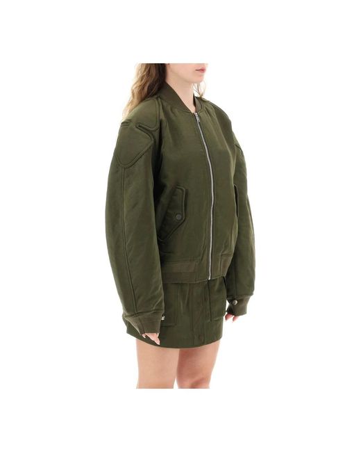 Dion Lee Green Bomber jackets