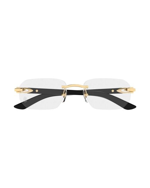 Cartier Yellow Glasses for men