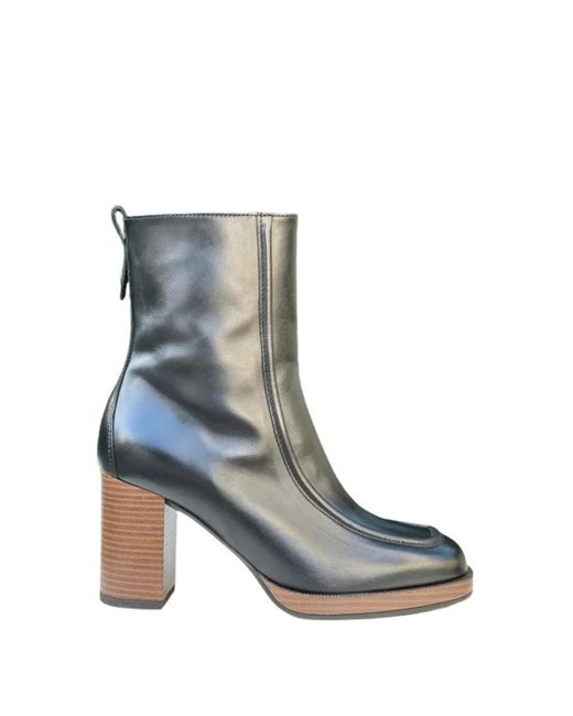 Nero Giardini Blue Heeled Boots